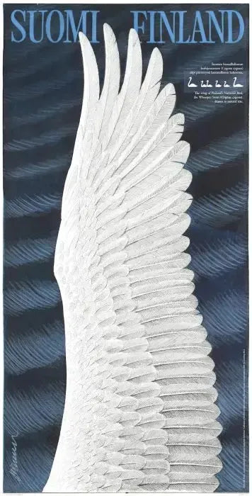 Joutsenen siipi -postikortti-Erik Bruun -postikortit-Suomen luonnonsuojeluliiton Luontokauppa