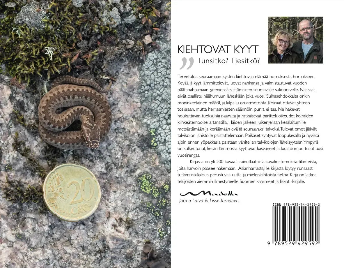 Kiehtovat kyyt-Matelija- ja sammakkoeläinaiheiset kirjat-Suomen luonnonsuojeluliiton Luontokauppa