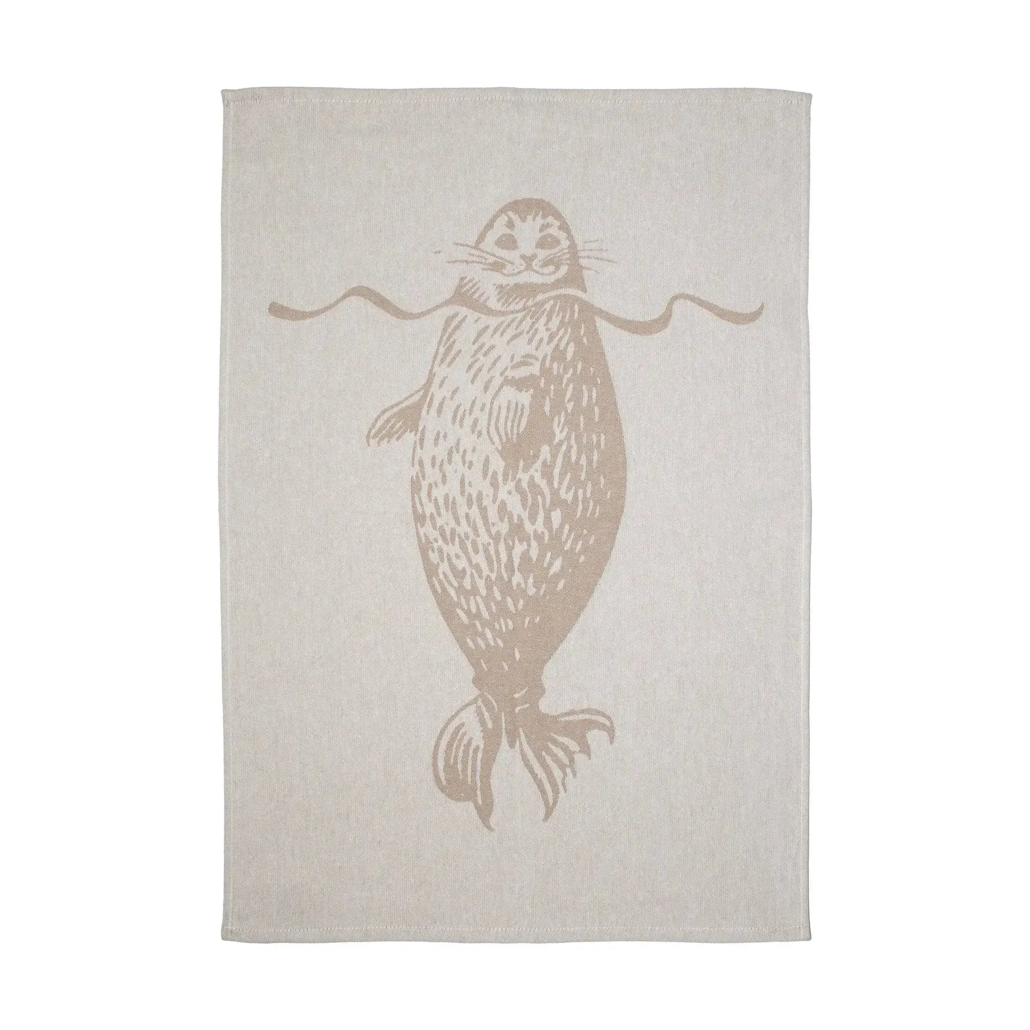 Retrologo -keittiöpyyhkeet (hiekka)-Tiskirätit ja keittiöpyyhkeet-Suomen luonnonsuojeluliiton Luontokauppa