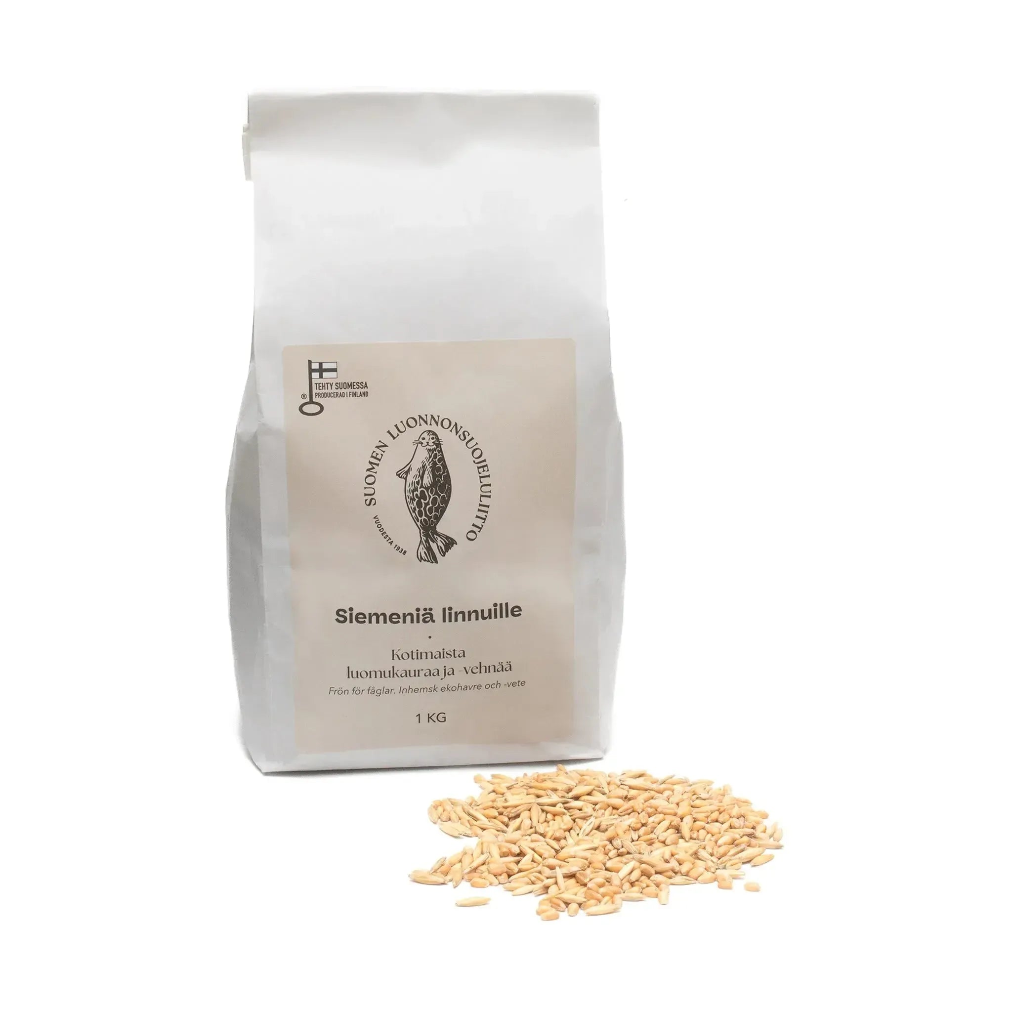 Siemeniä linnuille (1 kg)-Kasvien siemenet-Suomen luonnonsuojeluliiton Luontokauppa