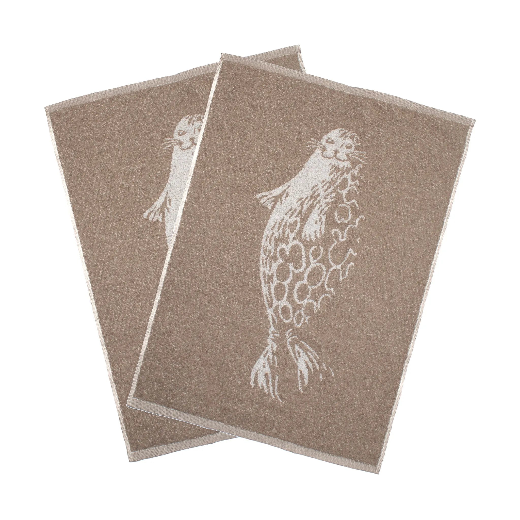 Norppa -käsipyyhkeet (pellavanruskea)