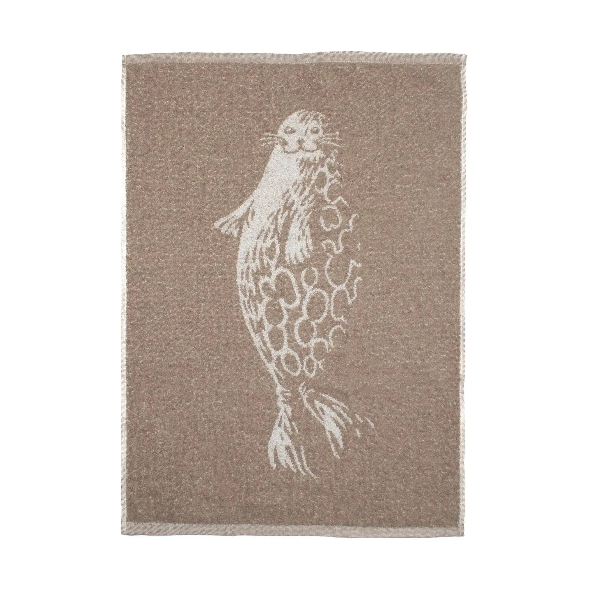 Norppa -käsipyyhkeet (pellavanruskea)-Kylpy- ja käsipyyhkeet-Suomen luonnonsuojeluliiton Luontokauppa