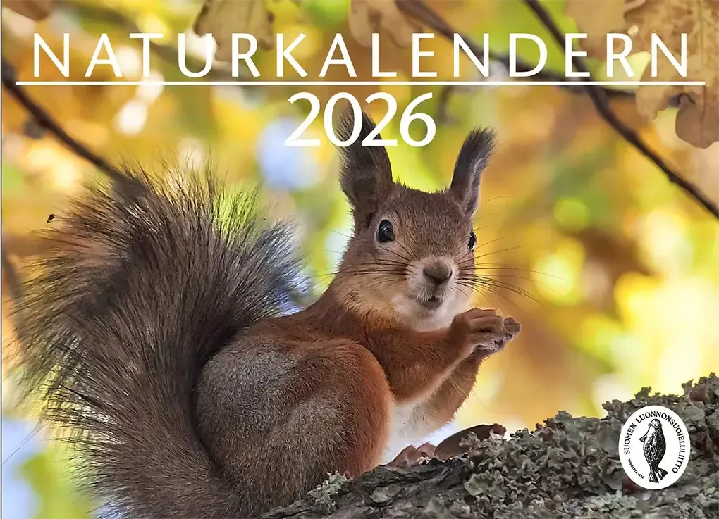 Logopainatuskalenteri 2026-Luonnonkalenteri-Suomen luonnonsuojeluliiton Luontokauppa