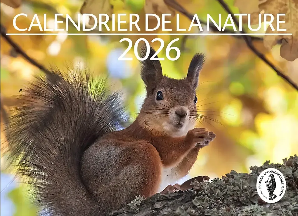 Logopainatuskalenteri 2026-Luonnonkalenteri-Suomen luonnonsuojeluliiton Luontokauppa