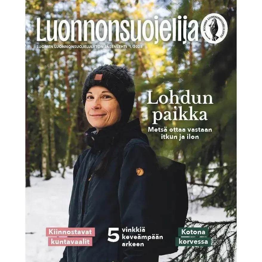 Suomen luonnonsuojeluliitto-Luonnonsuojelija 1/2025-kansi
