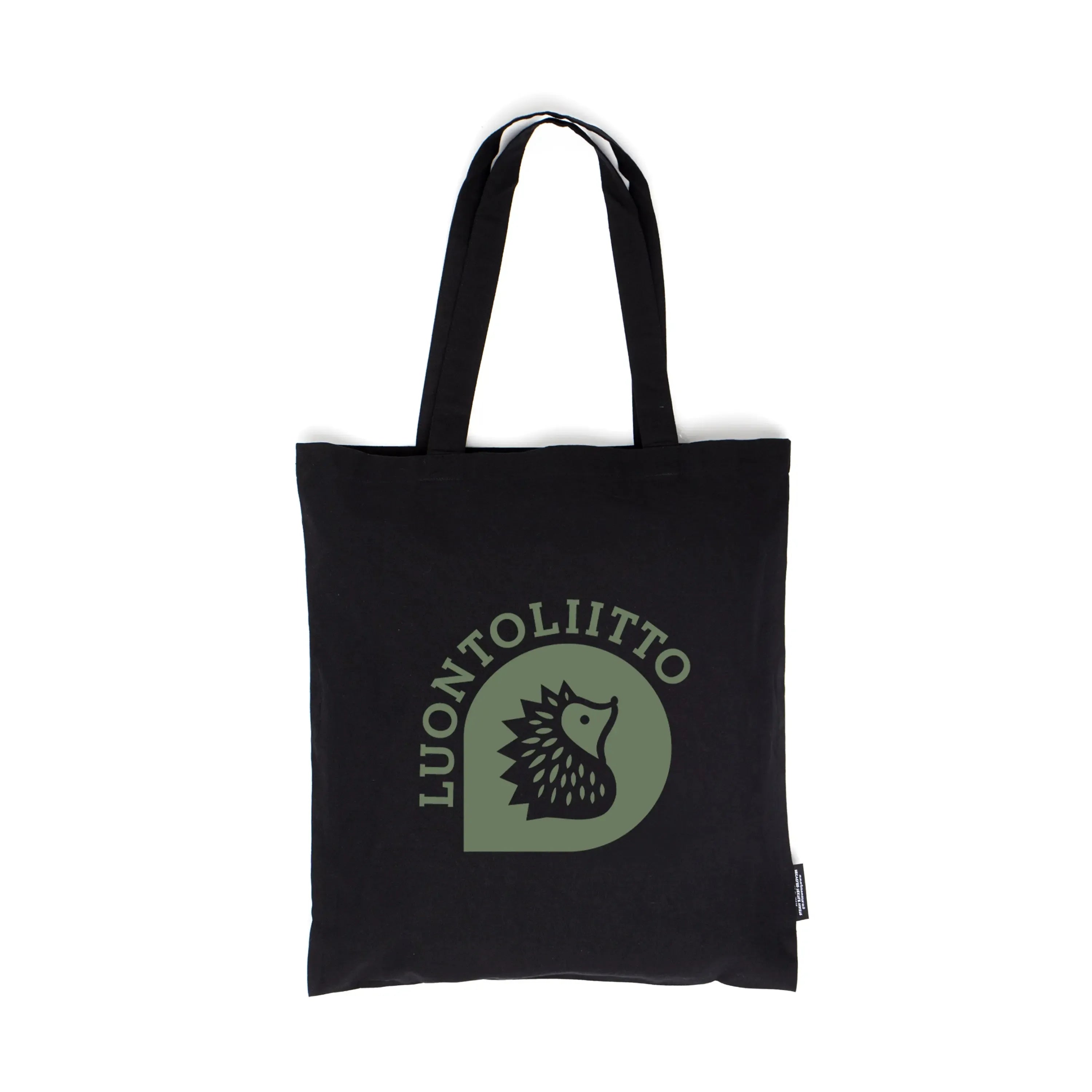 Luontoliitto -kangaskassi (musta)-Kangaskassit-Suomen luonnonsuojeluliiton Luontokauppa