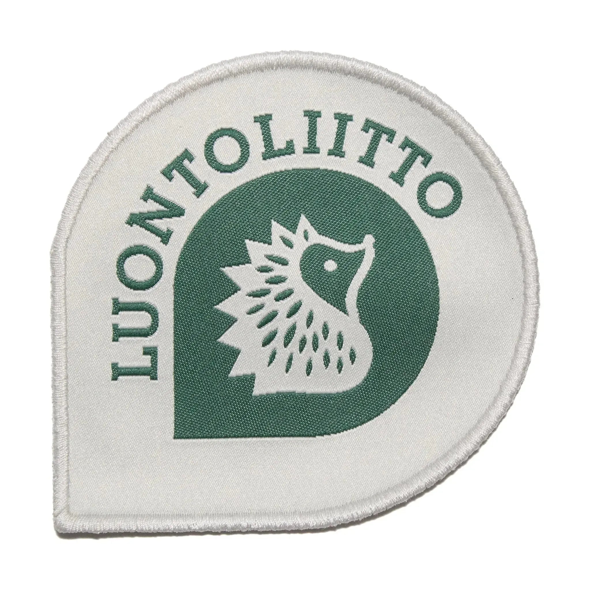 Luontoliitto-kangasmerkki (luonnonvalkoinen)-Kangasmerkit ja vaatelaastarit-Suomen luonnonsuojeluliiton Luontokauppa