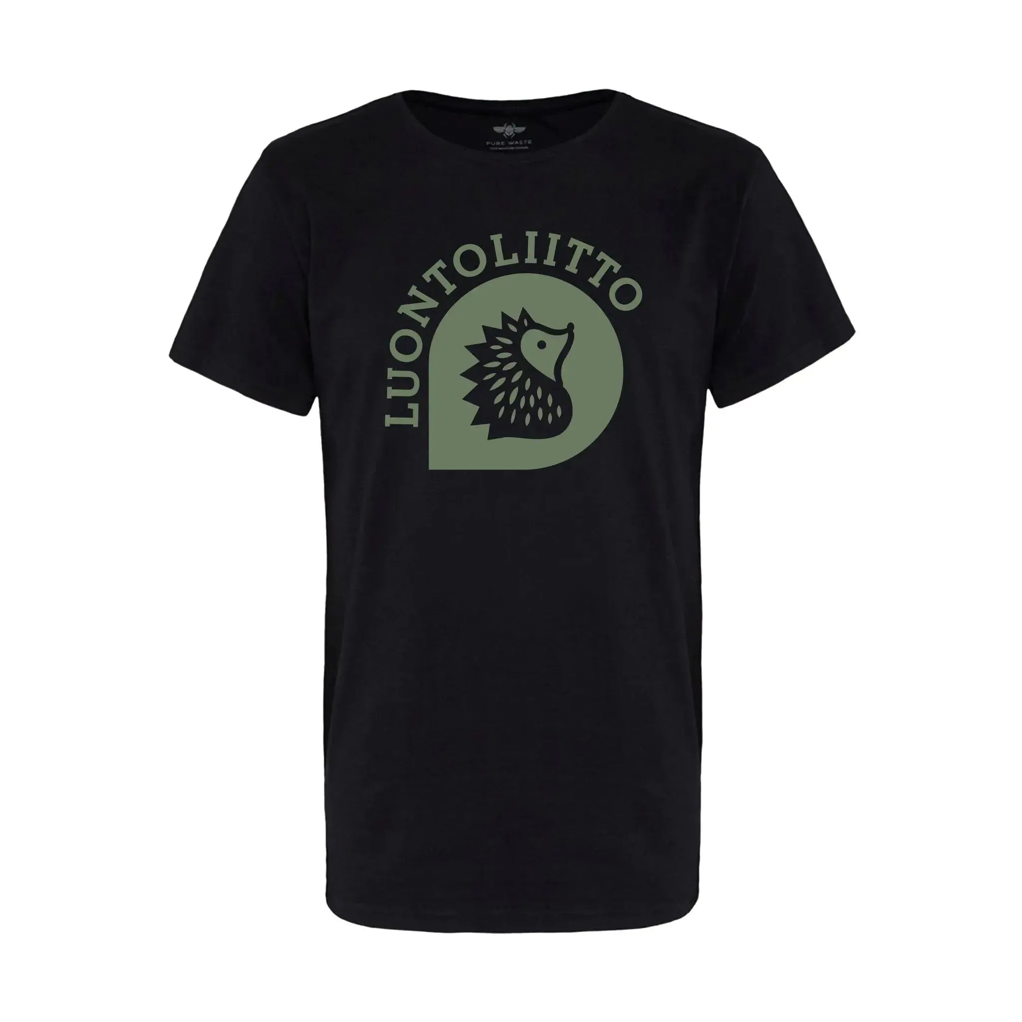 Luontoliitto t-paita (musta)-T-paidat-Suomen luonnonsuojeluliiton Luontokauppa