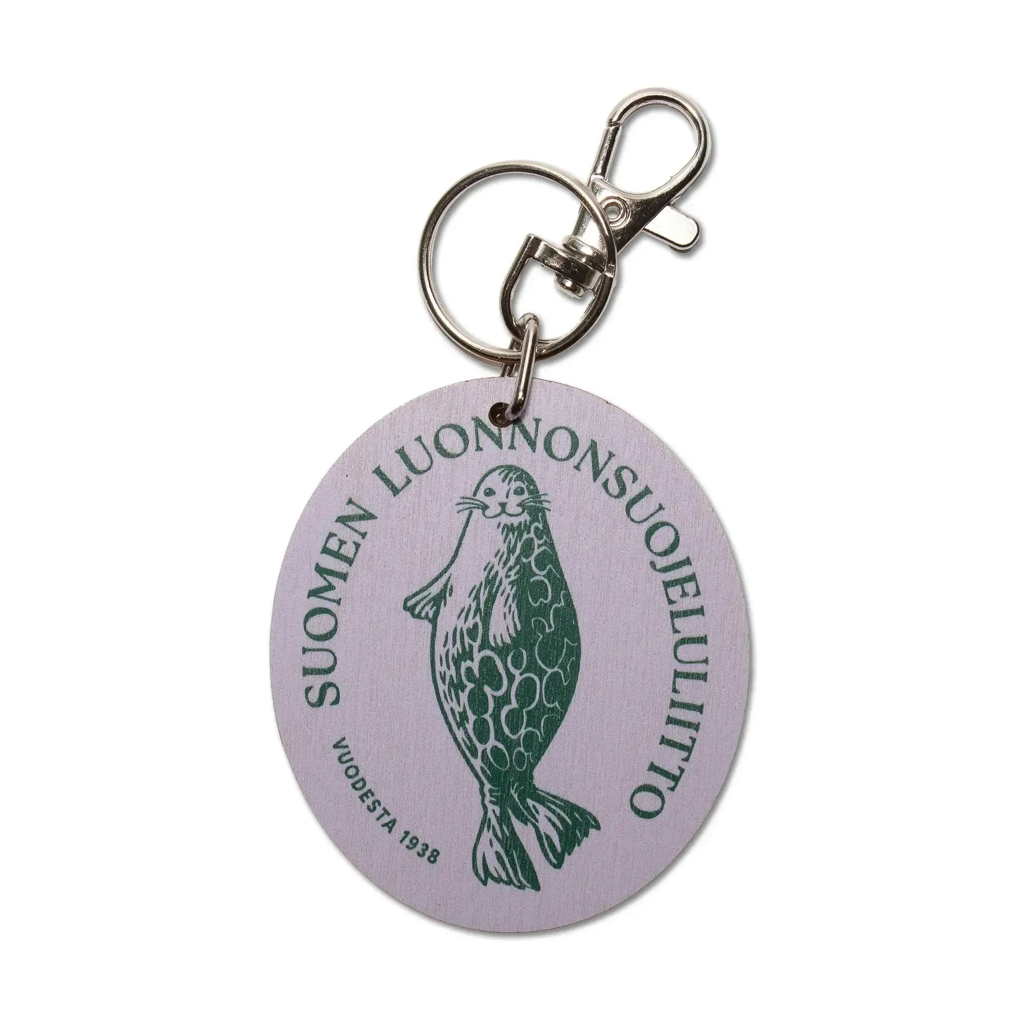 Norppa -avaimenperä (metsäkurjenpolvi)-Avaimenperät ja heijastimet-Suomen luonnonsuojeluliiton Luontokauppa