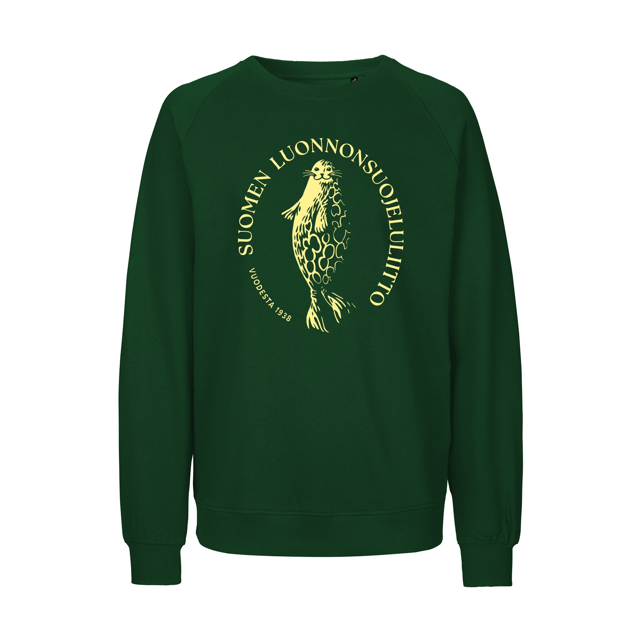 Norppa -college (metsänvihreä)