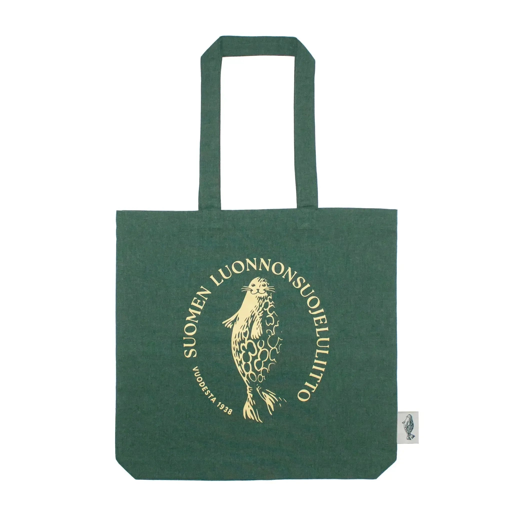 Norppa -kangaskassi (1-puolinen - EI MYYNNISSÄ)-Kangaskassit-Suomen luonnonsuojeluliiton Luontokauppa