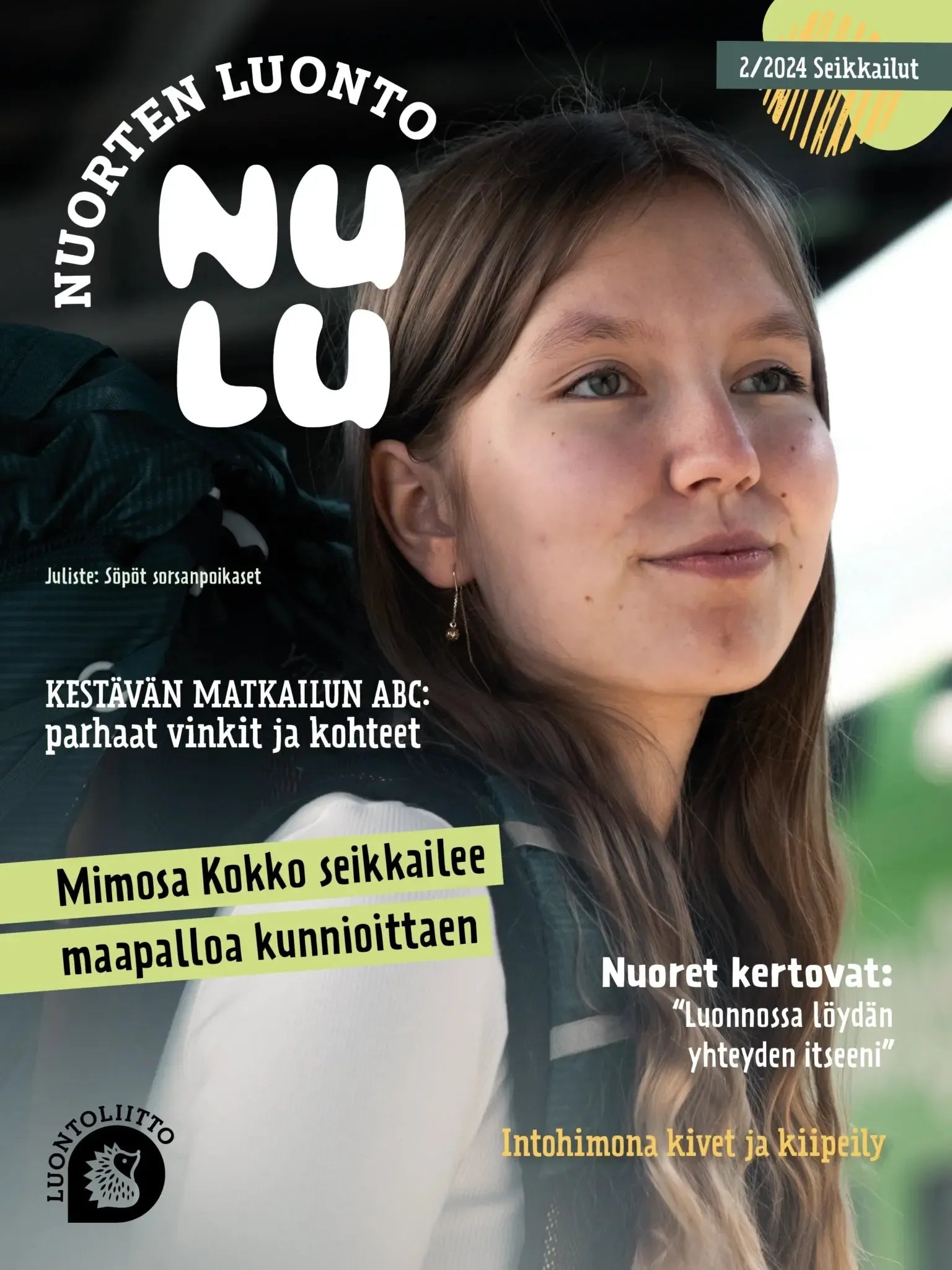 Nuorten Luonto 2/2024-Sieppo -lehti-Suomen luonnonsuojeluliiton Luontokauppa