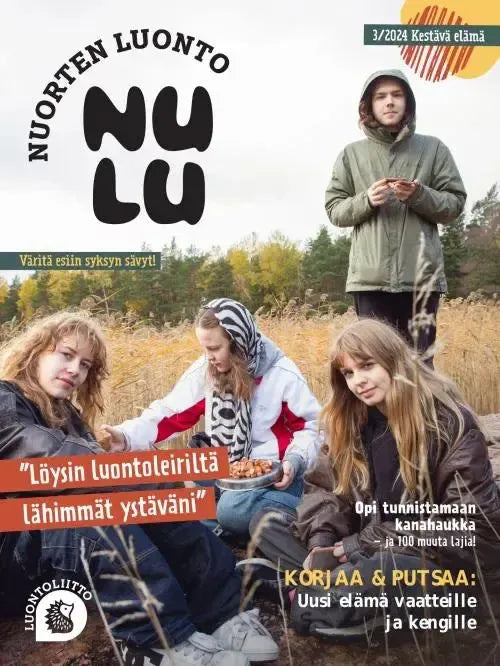 Nuorten Luonto 3/2024-Sieppo -lehti-Suomen luonnonsuojeluliiton Luontokauppa