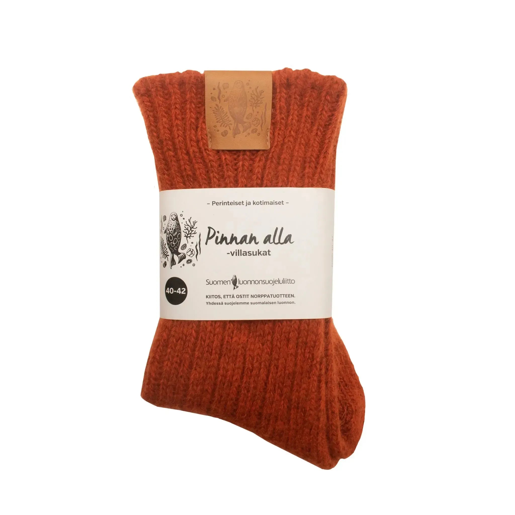 Pinnan alla -villasukat-Villasukat-Suomen luonnonsuojeluliiton Luontokauppa