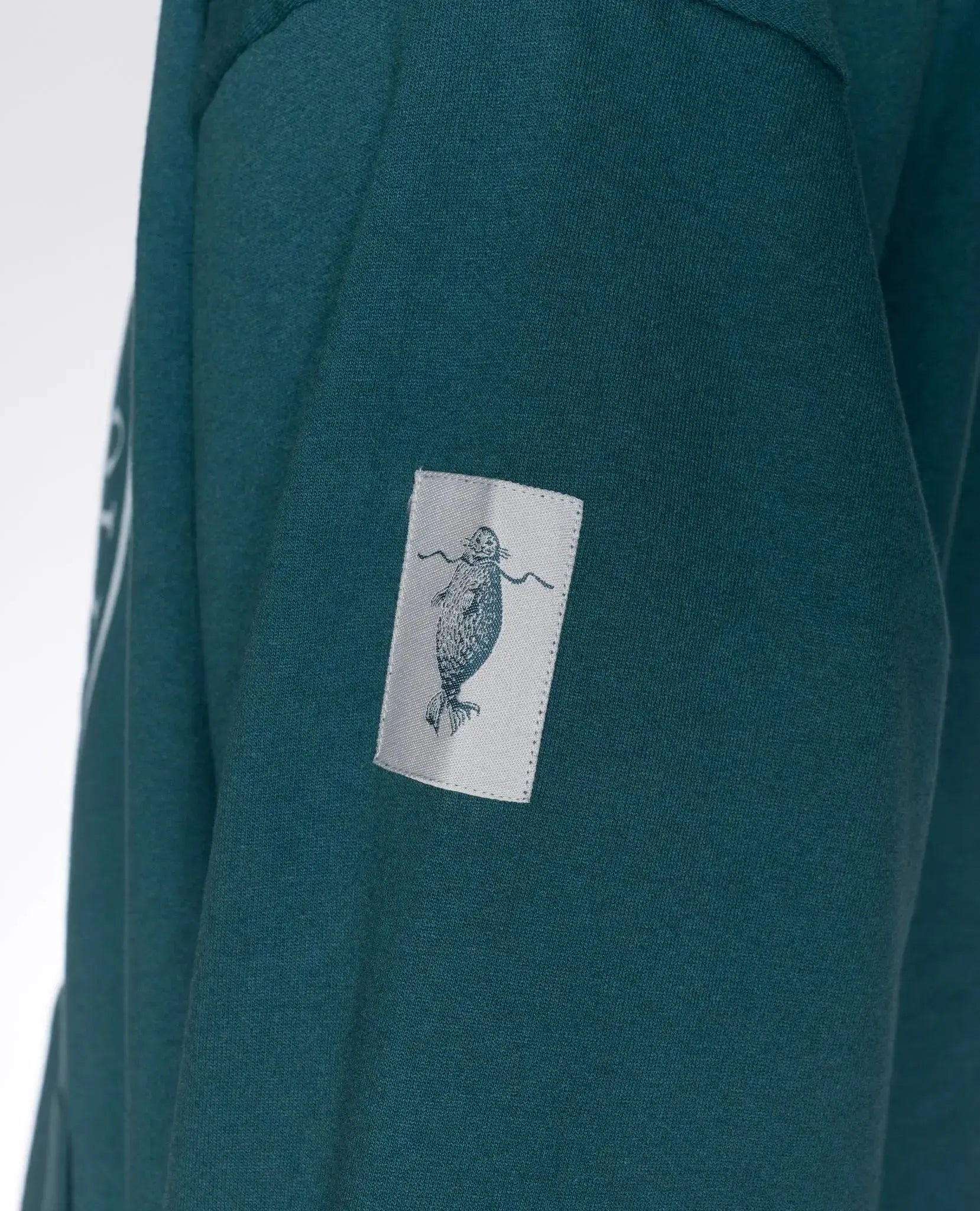 Retrologo -huppari (loose fit, lammenvihreä)-Hupparit-Suomen luonnonsuojeluliiton Luontokauppa