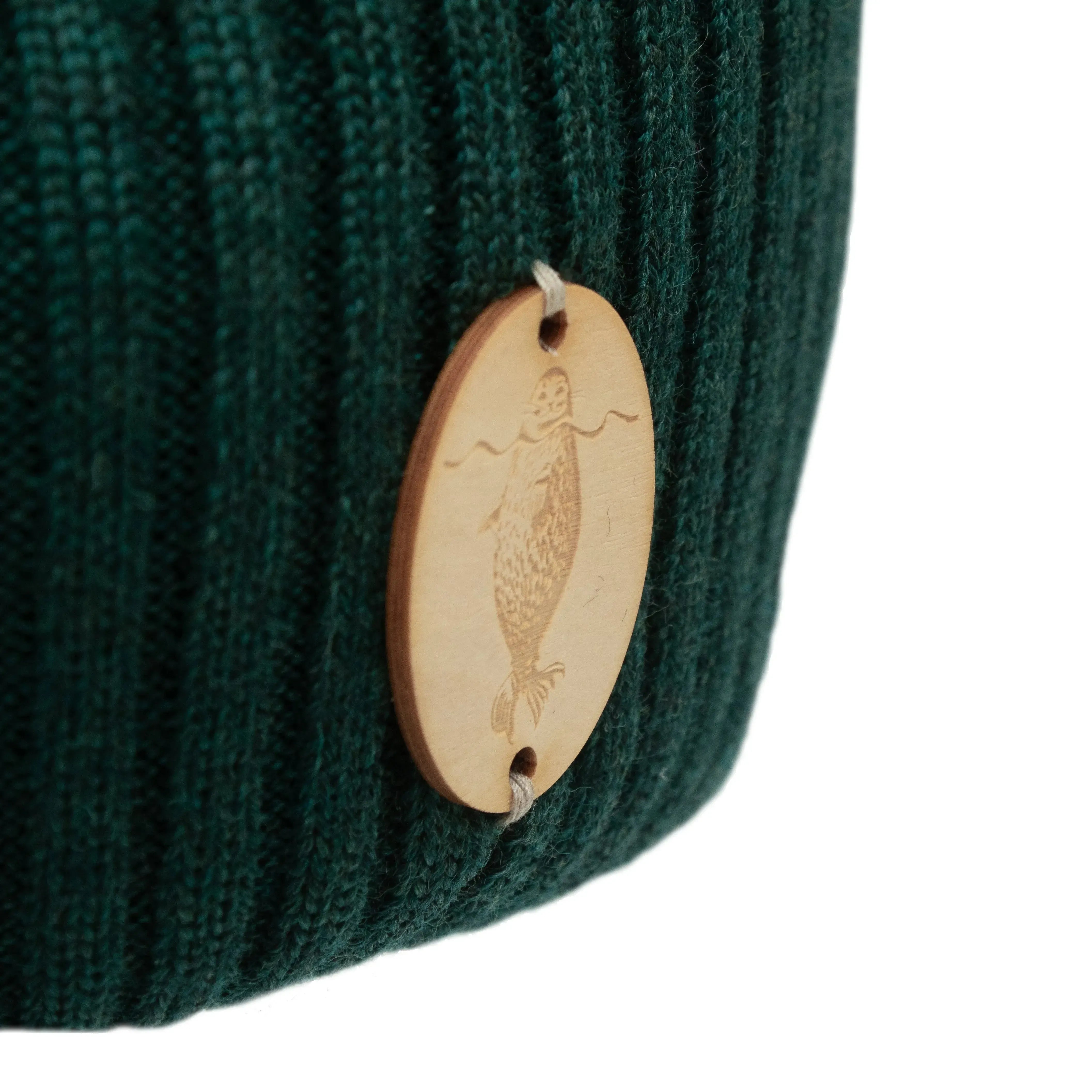 Retrologo -merinopipo-Päähineet ja huivit-Suomen luonnonsuojeluliiton Luontokauppa