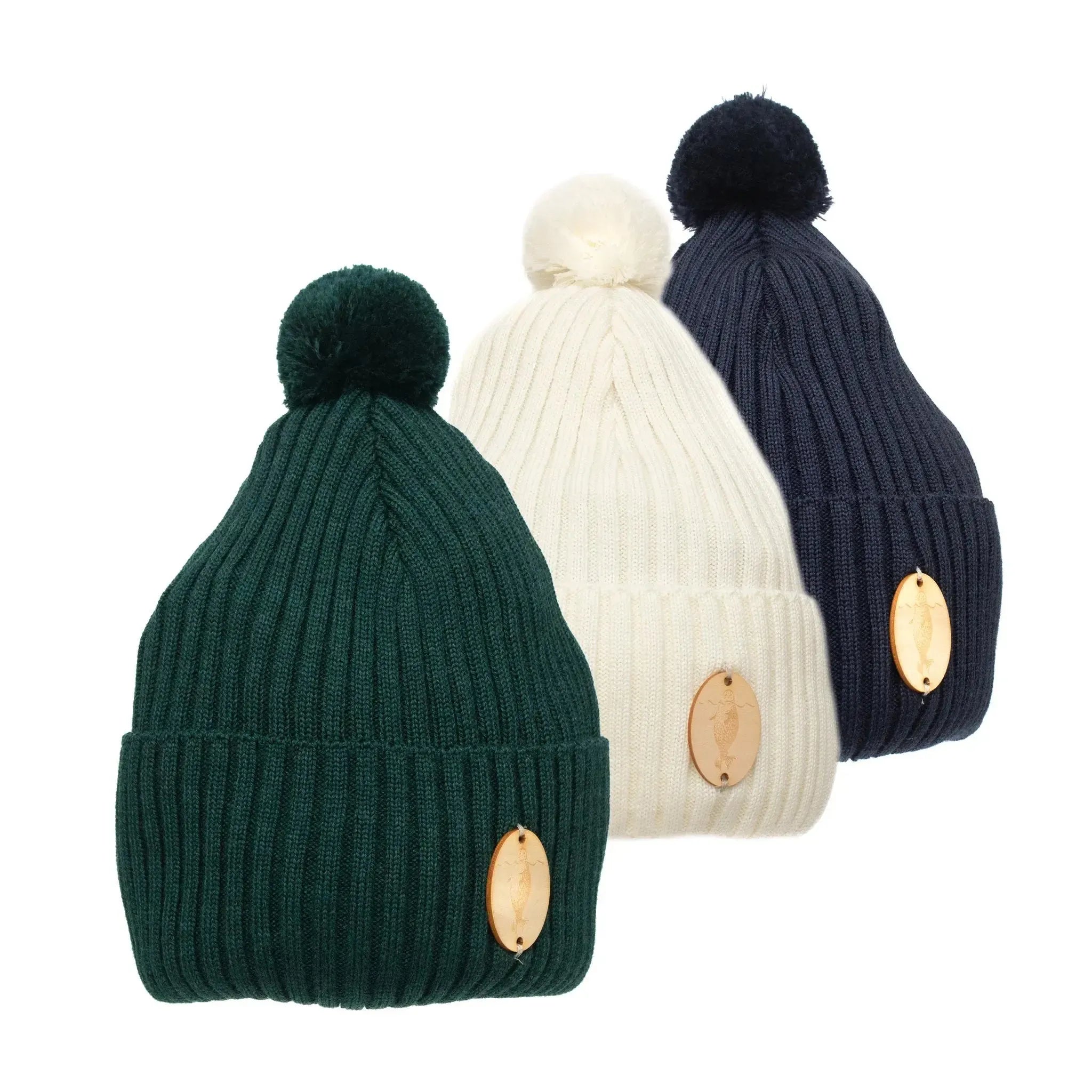 Retrologo -merinopipo-Päähineet ja huivit-Suomen luonnonsuojeluliiton Luontokauppa