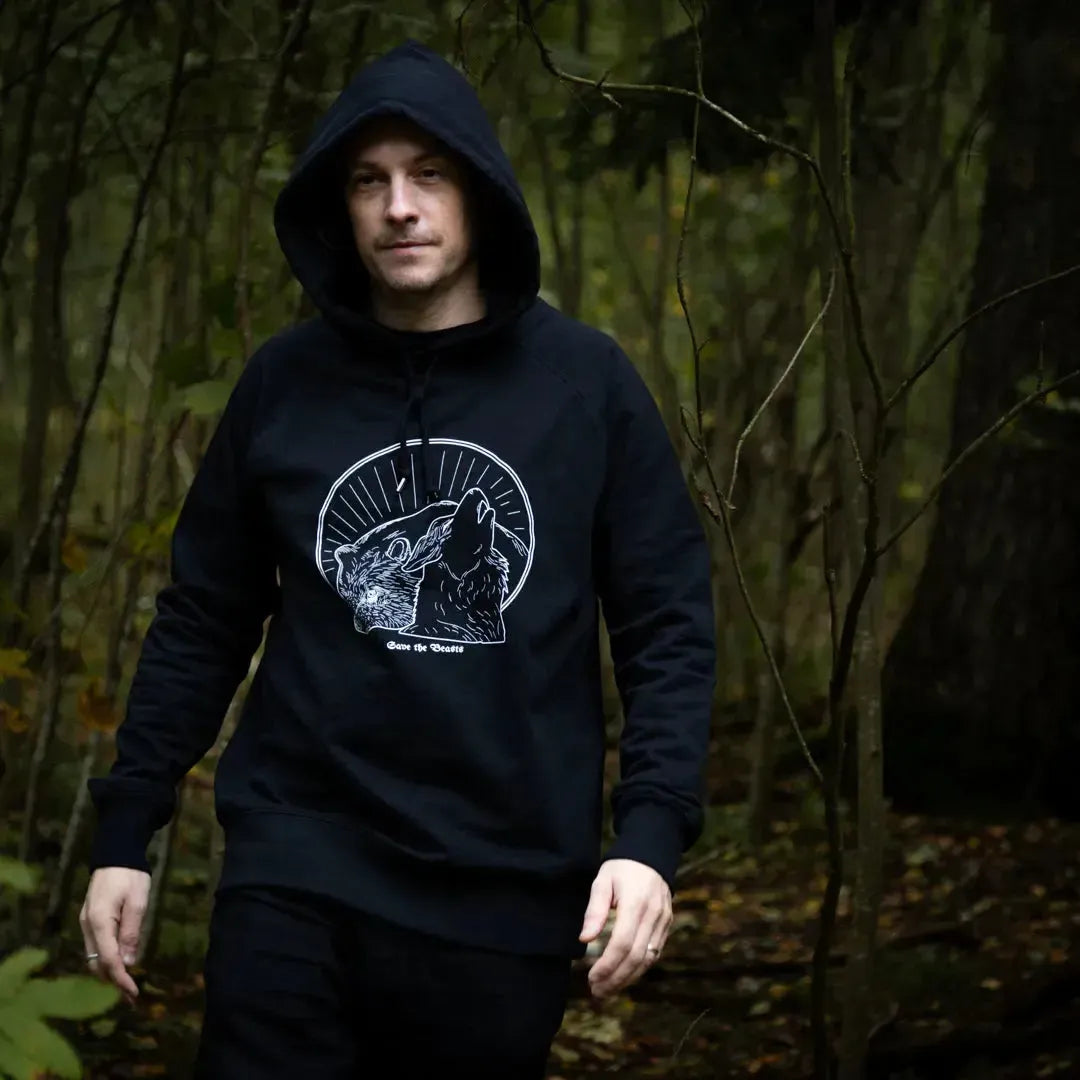 Save the Beasts -huppari-Hupparit-Suomen luonnonsuojeluliiton Luontokauppa