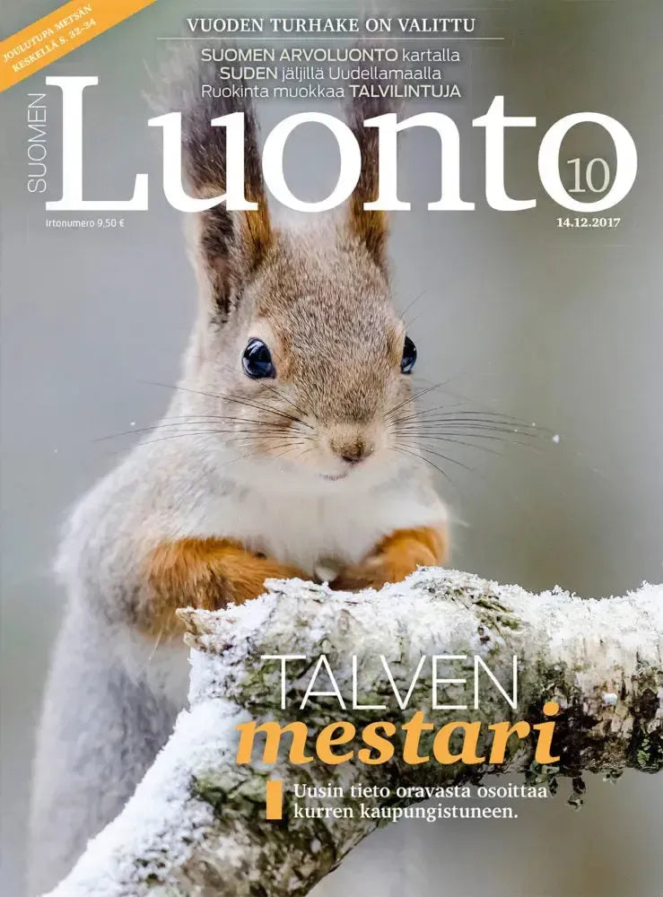 Suomen Luonto 10/2017-Suomen Luonto -lehti-Suomen luonnonsuojeluliiton Luontokauppa
