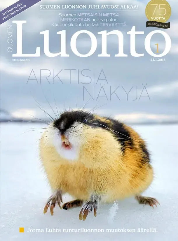 Suomen Luonto 1/2016-Suomen Luonto -lehti-Suomen luonnonsuojeluliiton Luontokauppa