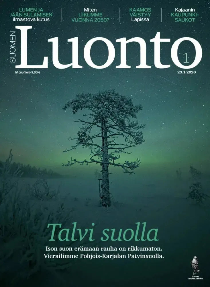 Suomen Luonto 1/2020-Suomen Luonto -lehti-Suomen luonnonsuojeluliiton Luontokauppa