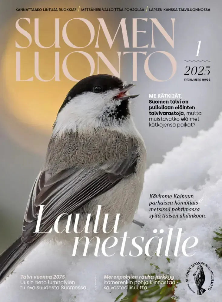 Suomen Luonto 1/2025-Suomen Luonto -lehti-Suomen luonnonsuojeluliiton Luontokauppa