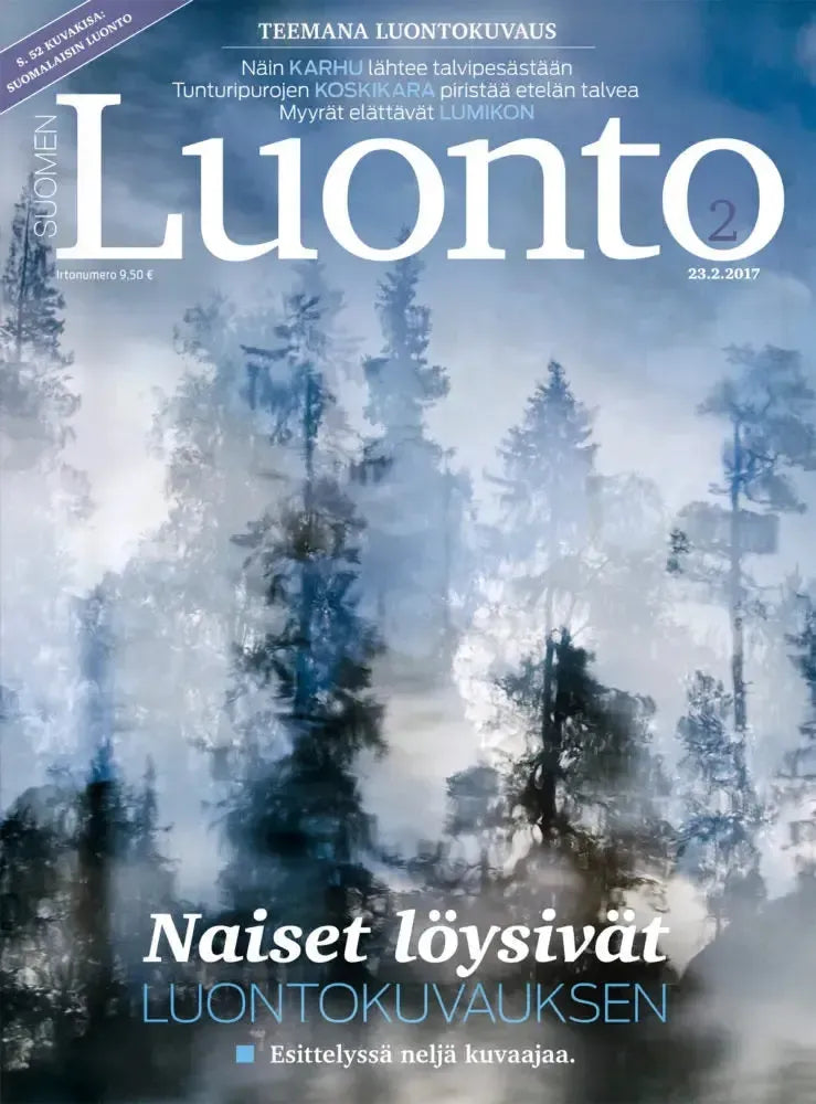 Suomen Luonto 2/2017-Suomen Luonto -lehti-Suomen luonnonsuojeluliiton Luontokauppa