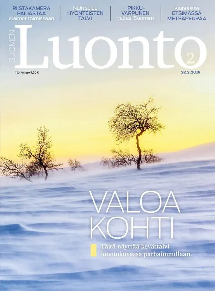 Suomen Luonto 2/2018-Suomen Luonto -lehti-Suomen luonnonsuojeluliiton Luontokauppa