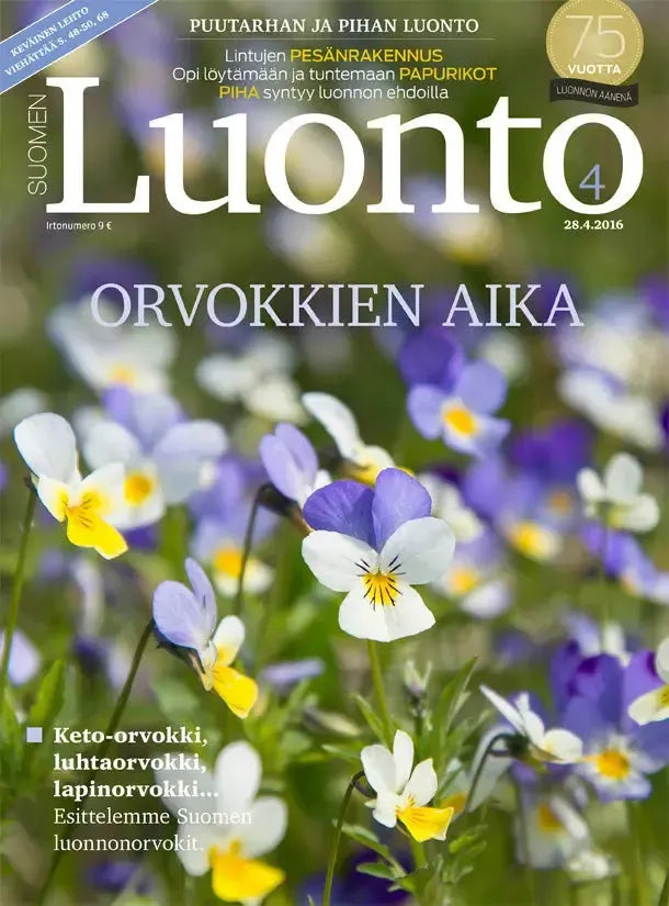 Suomen Luonto 4/2016-Suomen Luonto -lehti-Suomen luonnonsuojeluliiton Luontokauppa