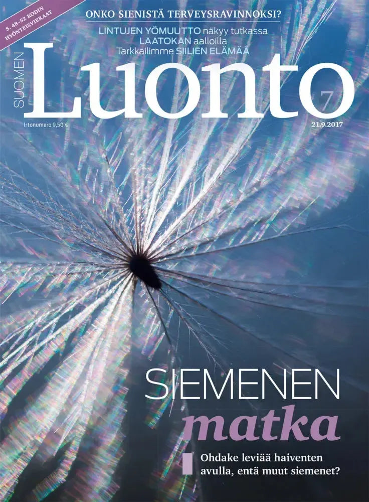 Suomen Luonto 7/2017-Suomen Luonto -lehti-Suomen luonnonsuojeluliiton Luontokauppa