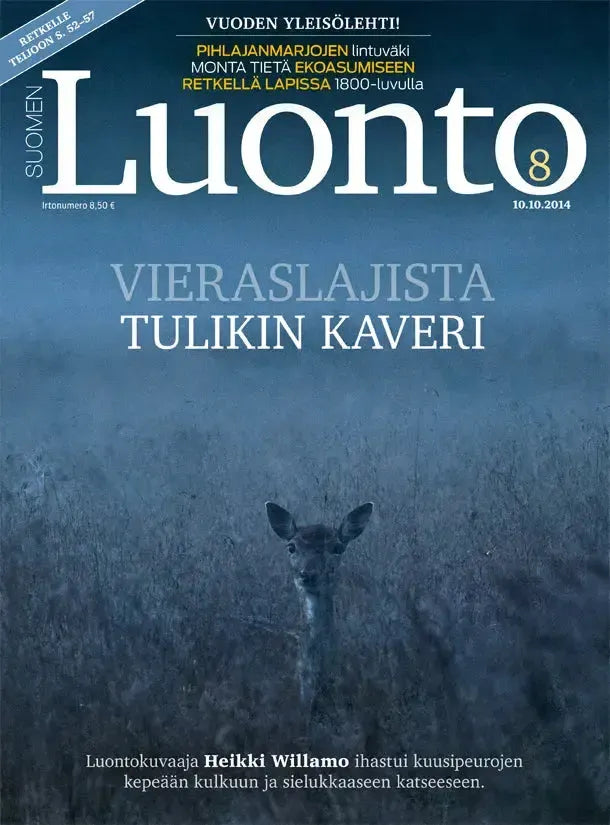 Suomen Luonto 8/2014-Suomen Luonto -lehti-Suomen luonnonsuojeluliiton Luontokauppa