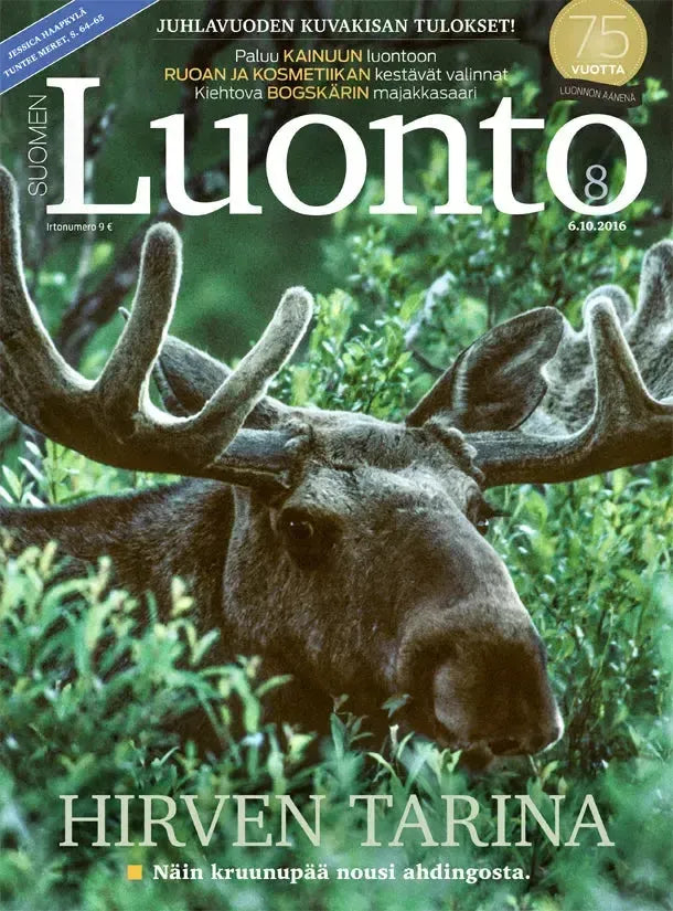 Suomen Luonto 8/2016-Suomen Luonto -lehti-Suomen luonnonsuojeluliiton Luontokauppa