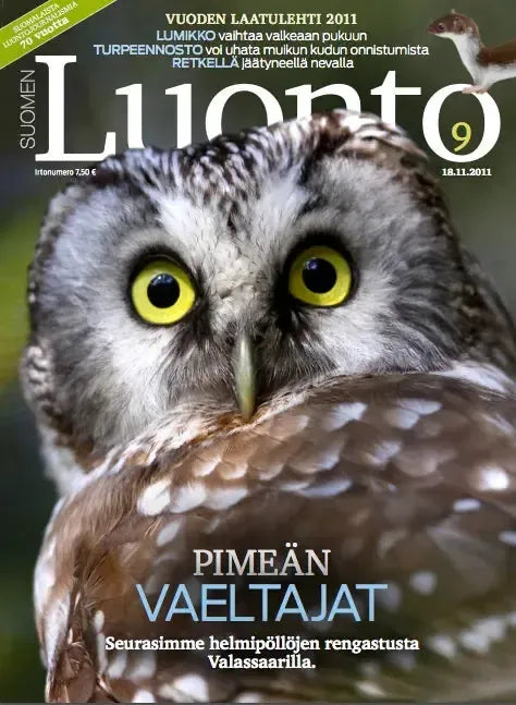 Suomen Luonto 9/2011-Suomen Luonto -lehti-Suomen luonnonsuojeluliiton Luontokauppa