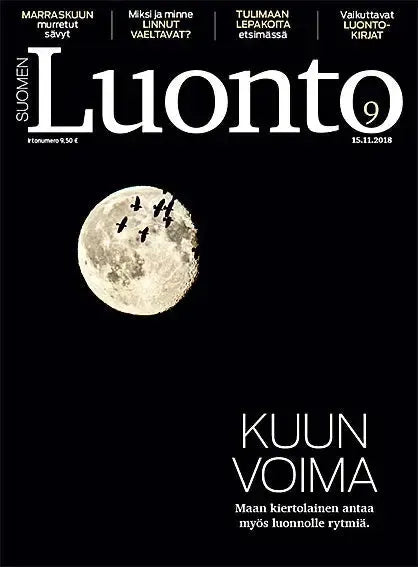 Suomen Luonto 9/2018-Suomen Luonto -lehti-Suomen luonnonsuojeluliiton Luontokauppa