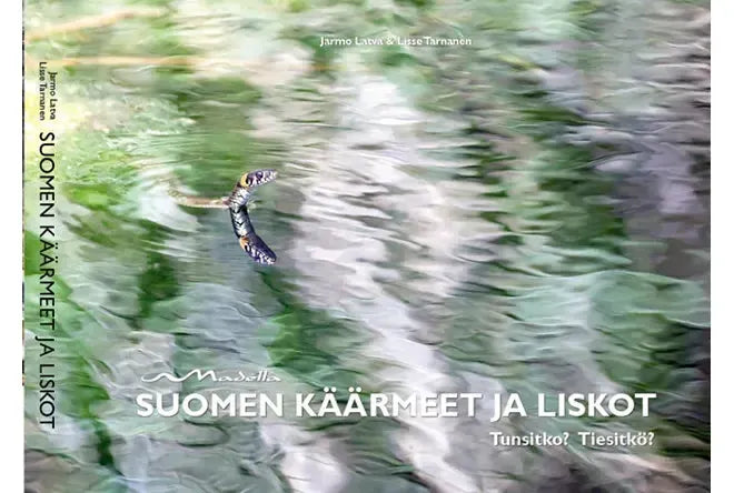 Suomen käärmeet ja liskot-Matelija- ja sammakkoeläinaiheiset kirjat-Suomen luonnonsuojeluliiton Luontokauppa