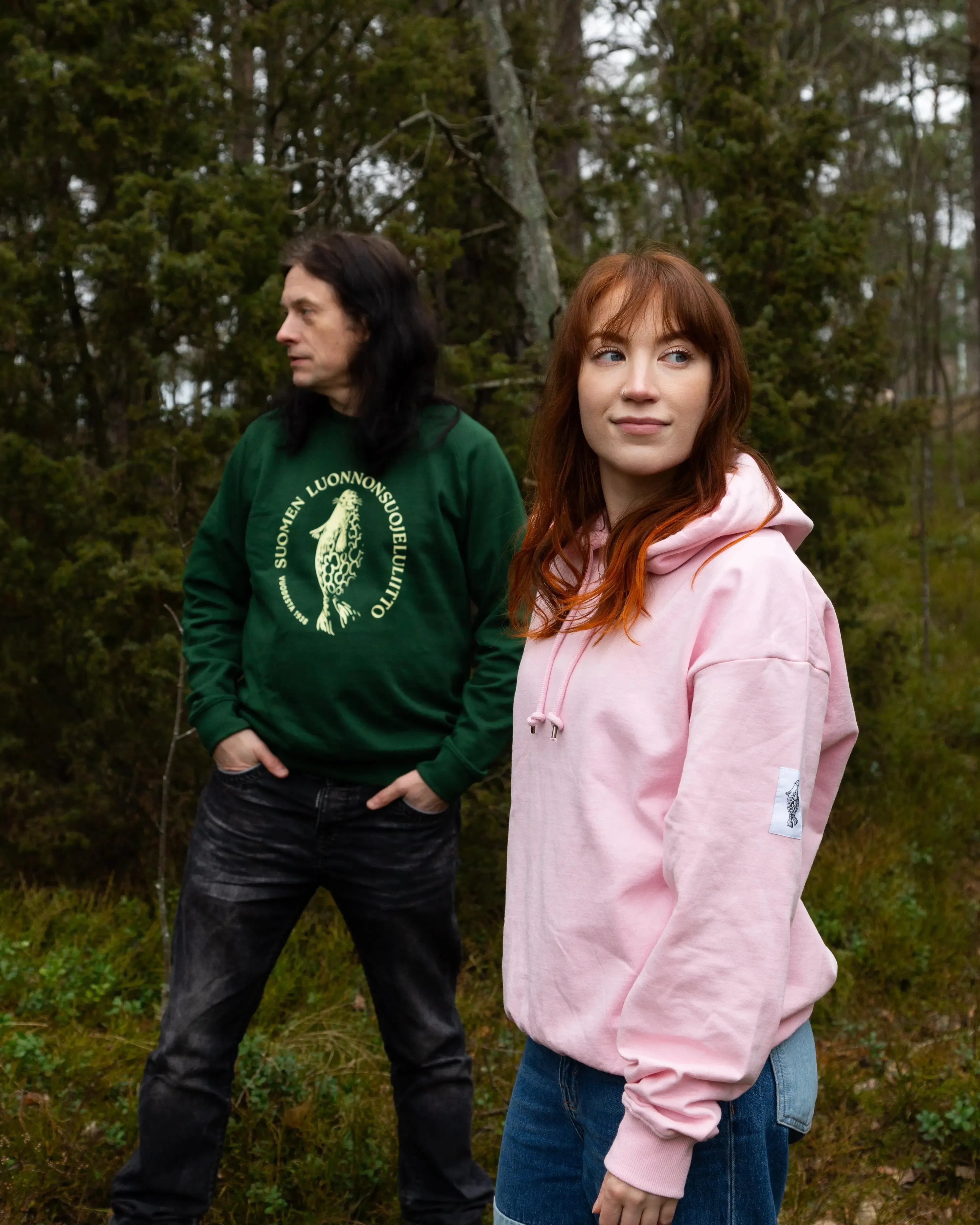 Vanamo -huppari (loose fit)-Hupparit-Suomen luonnonsuojeluliiton Luontokauppa