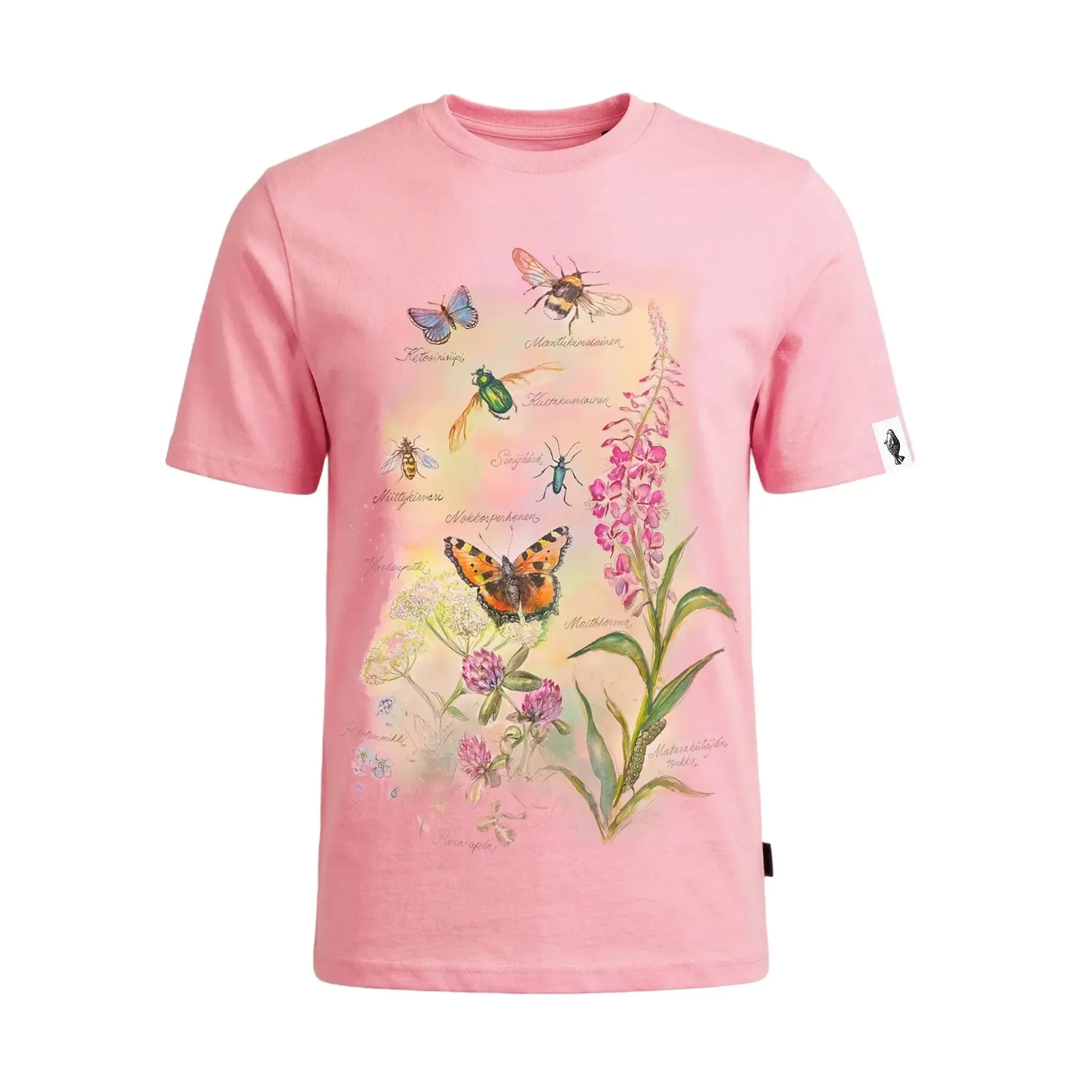 Vanamo t-paita: Kesäniitty-T-paidat-Suomen luonnonsuojeluliiton Luontokauppa