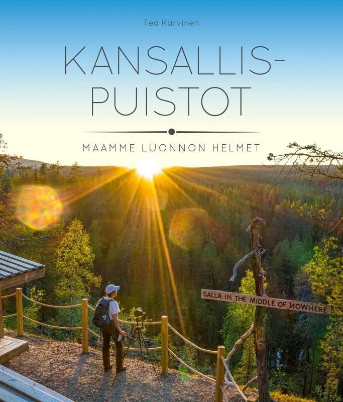 Kansallispuistot — Maamme luonnon helmet-Retkeilyaiheiset kirjat-Suomen luonnonsuojeluliiton Luontokauppa