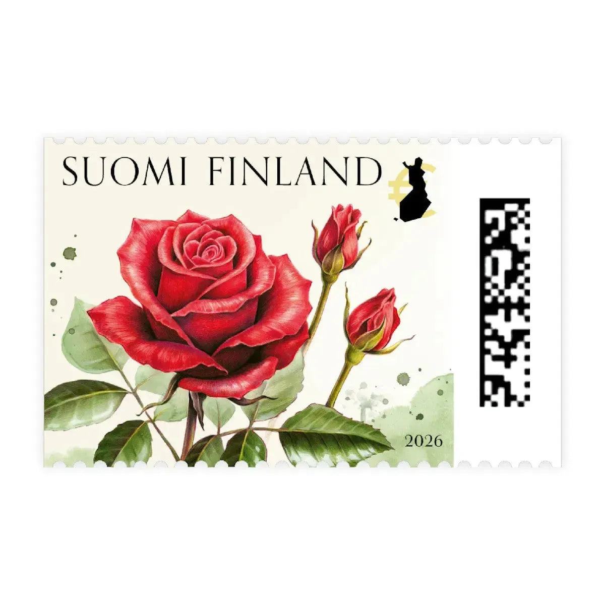 Kukkaterveiset -postimerkki-Postimerkit-Suomen luonnonsuojeluliiton Luontokauppa