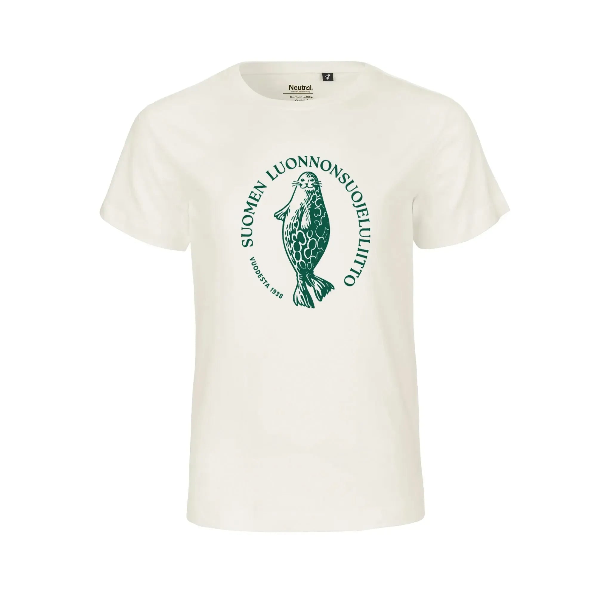 Lasten Norppa t-paita (luonnonvalkoinen)