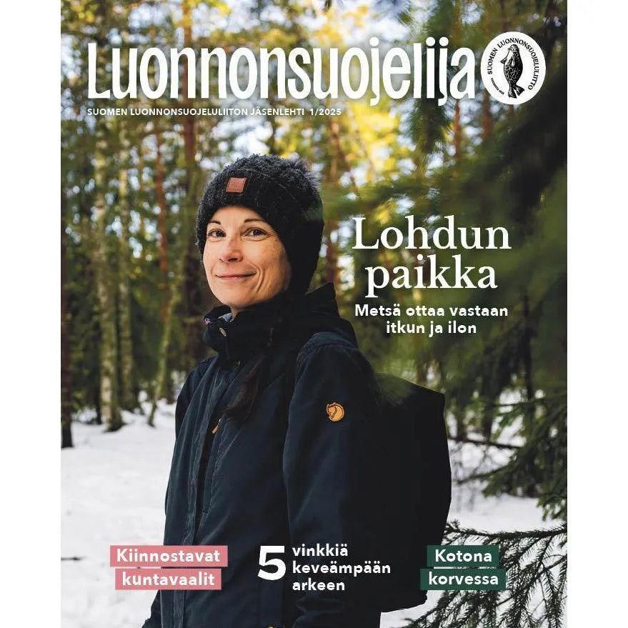 Suomen luonnonsuojeluliitto-Luonnonsuojelija 1/2025-kansi