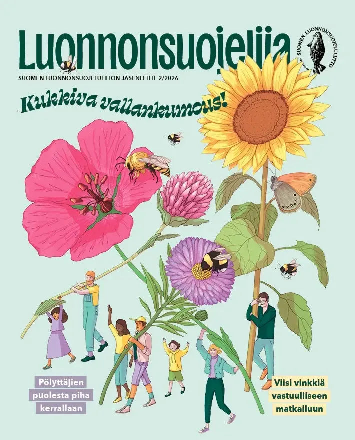 Luonnonsuojelija 2/2026-Luonnonsuojelija -lehti-Suomen luonnonsuojeluliiton Luontokauppa