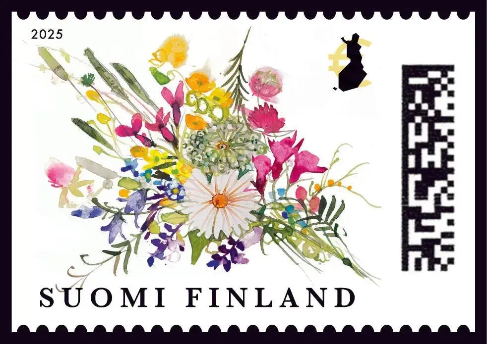 Niityn kukkaset -postimerkki-Postimerkit-Suomen luonnonsuojeluliiton Luontokauppa