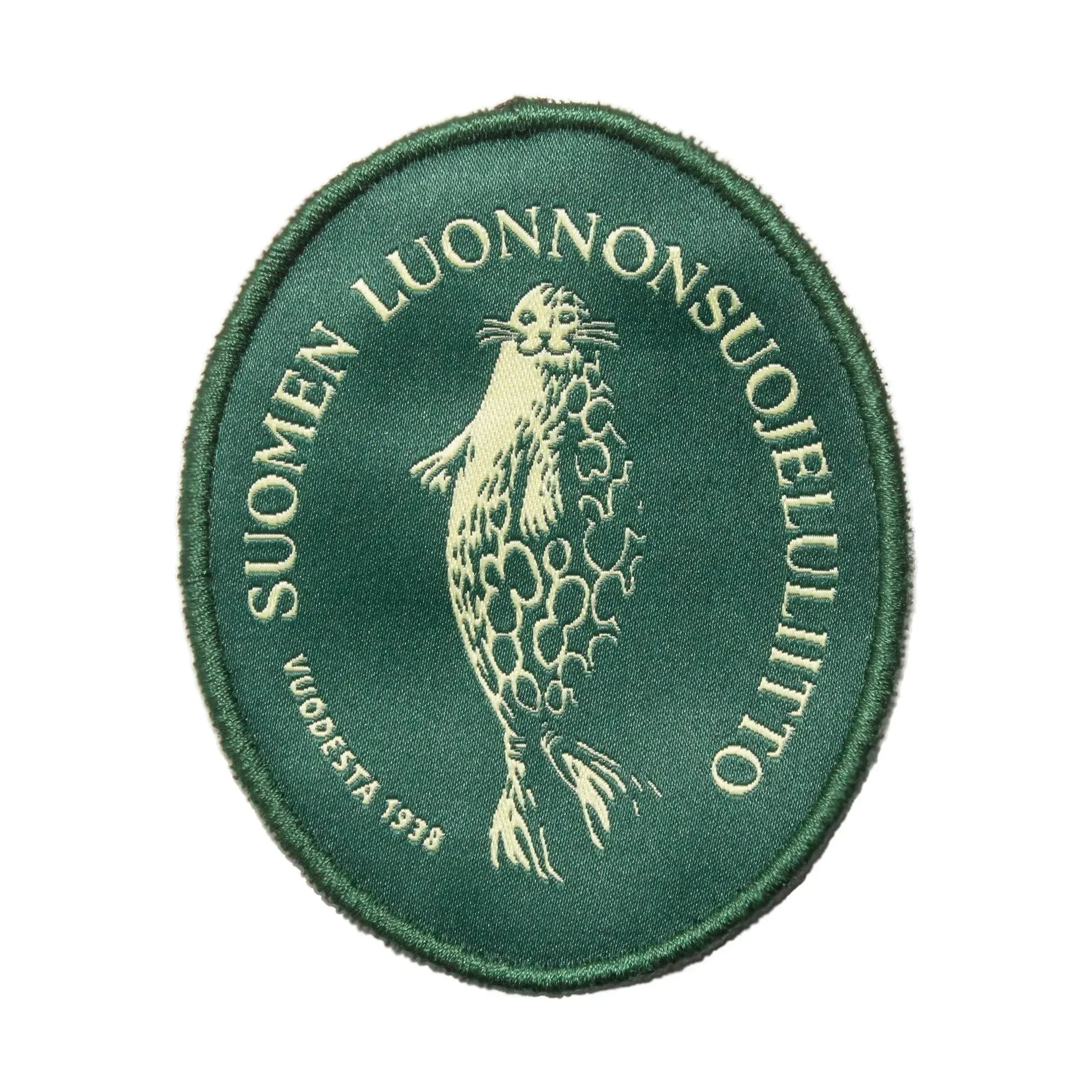 Norppa -kangasmerkki-Kangasmerkit ja vaatelaastarit-Suomen luonnonsuojeluliiton Luontokauppa