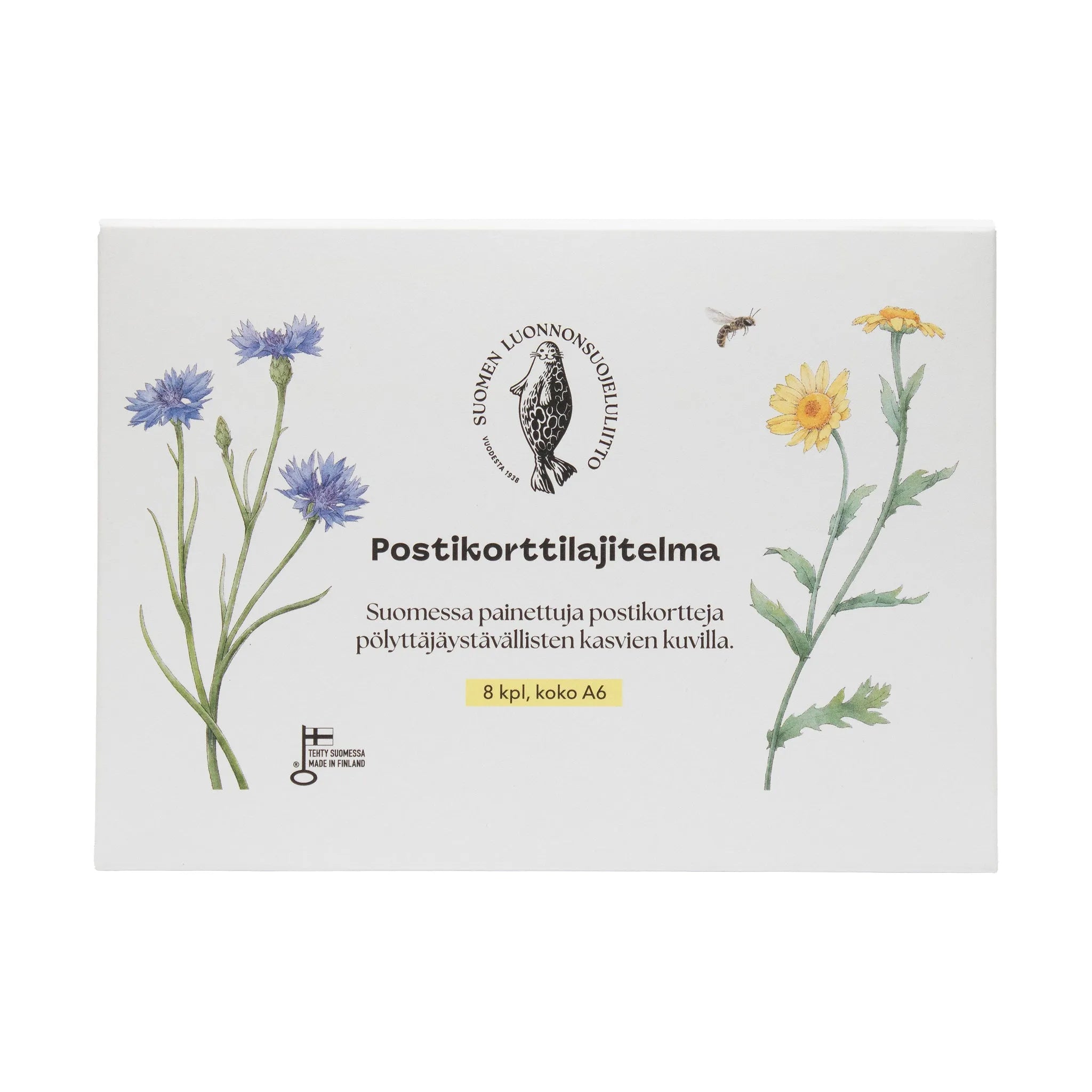 Postikorttilajitelma (pölyttäjäystävälliset kasvit)-Postikorttilajitelmat-Suomen luonnonsuojeluliiton Luontokauppa