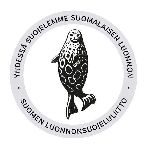 Pyöreä -norppatarra-Paperitarrat-Suomen luonnonsuojeluliiton Luontokauppa