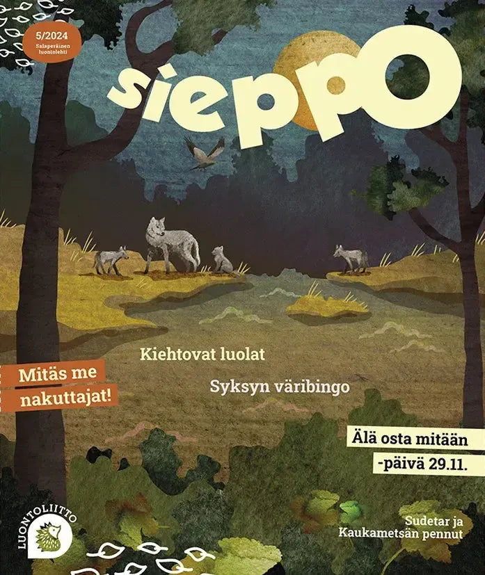 Sieppo 5/2024-Sieppo -lehti-Suomen luonnonsuojeluliiton Luontokauppa