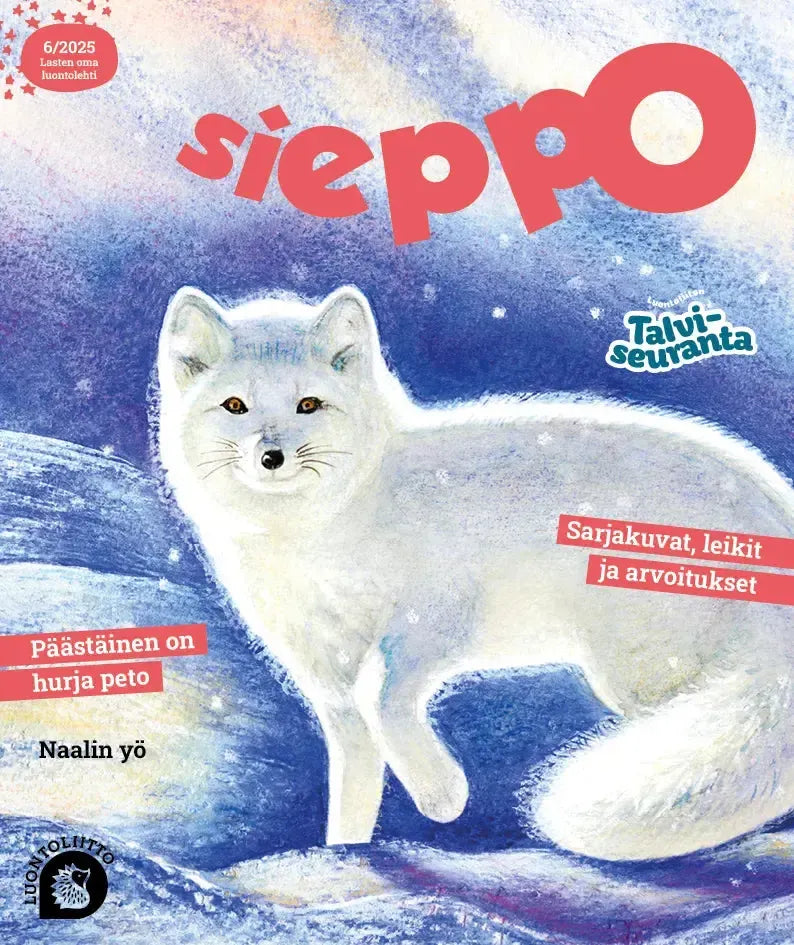 Sieppo 6/2025-Sieppo -lehti-Suomen luonnonsuojeluliiton Luontokauppa