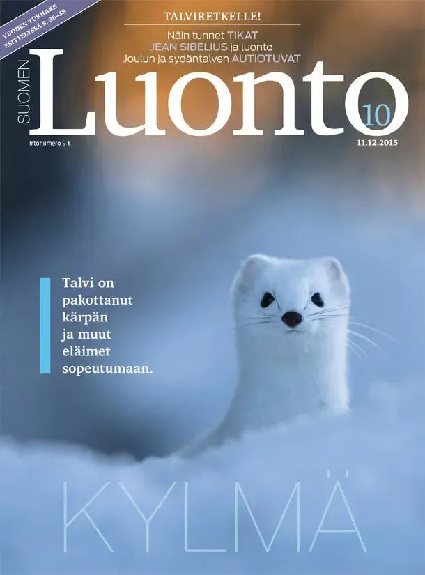 Suomen Luonto 10/2015-Suomen Luonto -lehti-Suomen luonnonsuojeluliiton Luontokauppa