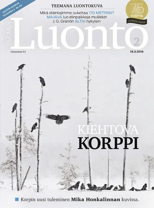 Suomen Luonto 2/2016-Suomen Luonto -lehti-Suomen luonnonsuojeluliiton Luontokauppa